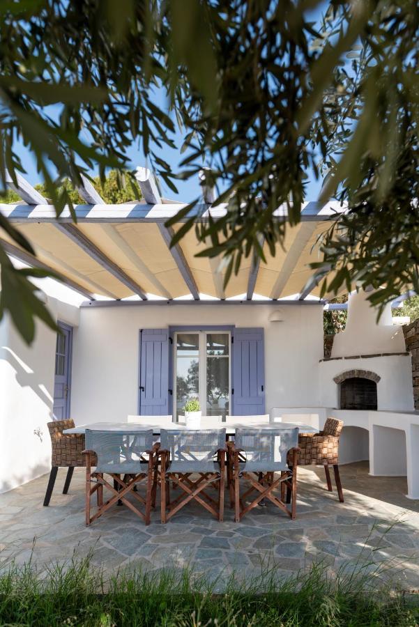 Paros Infinity Pool Villa Esterno foto